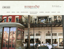 Tablet Screenshot of herbsaint.com